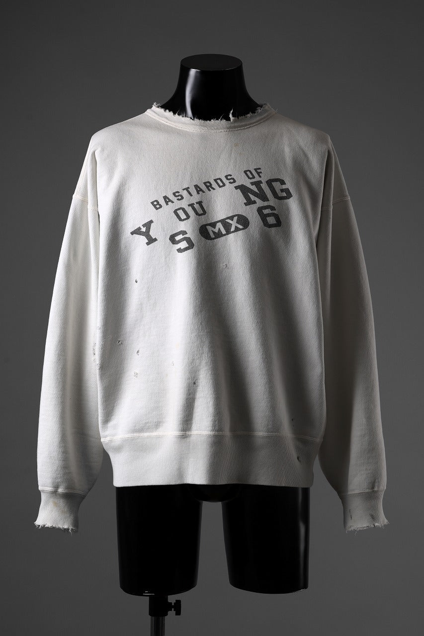 SAINT Mxxxxxx x BerBerJin YOUNG CREW NECK SWEAT (WHITE)