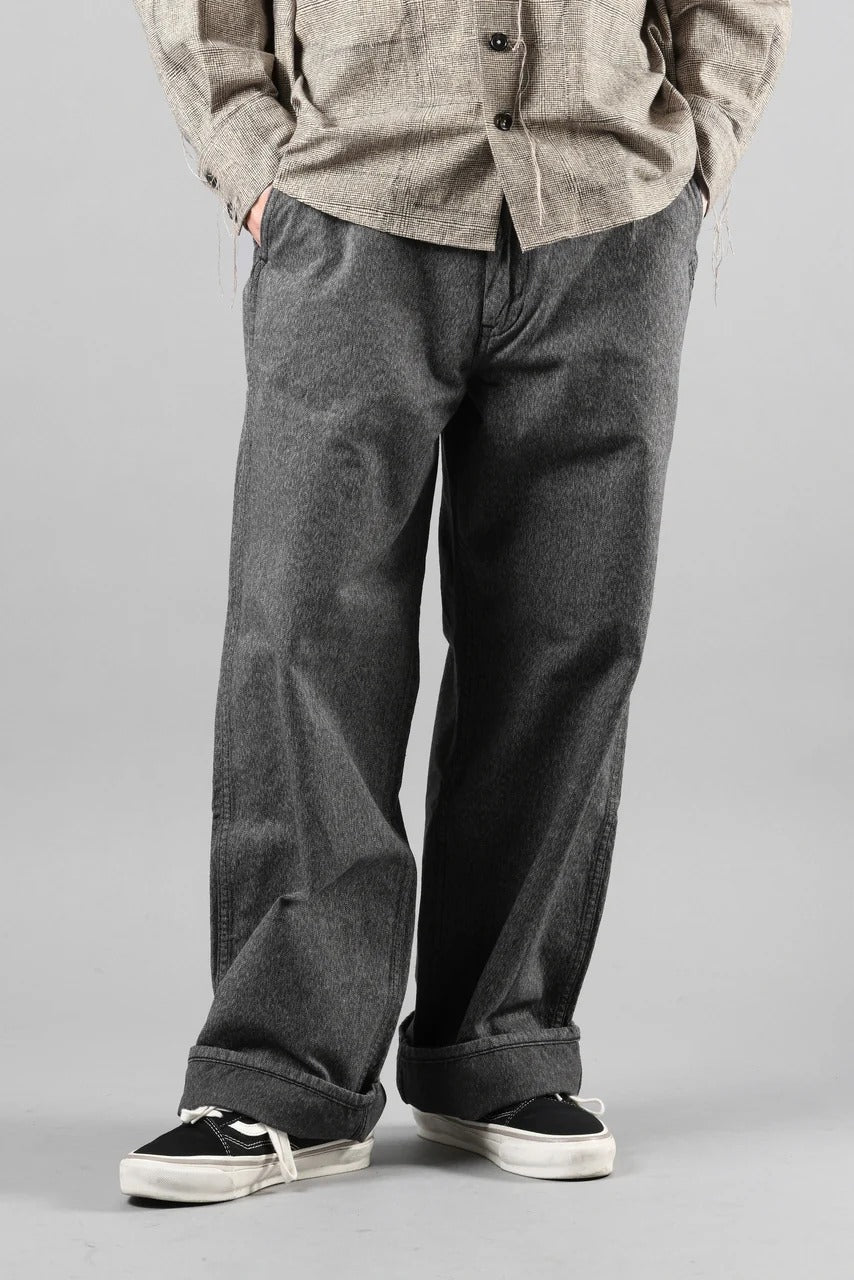 画像をギャラリービューアに読み込む, FULLCOUNT 1142-2 Tough Dude Mock Twist Pants (Covert Black)
