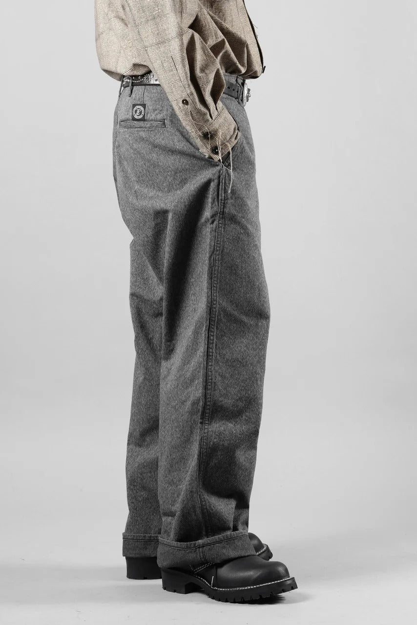 画像をギャラリービューアに読み込む, FULLCOUNT 1142-2 Tough Dude Mock Twist Pants (Covert Black)