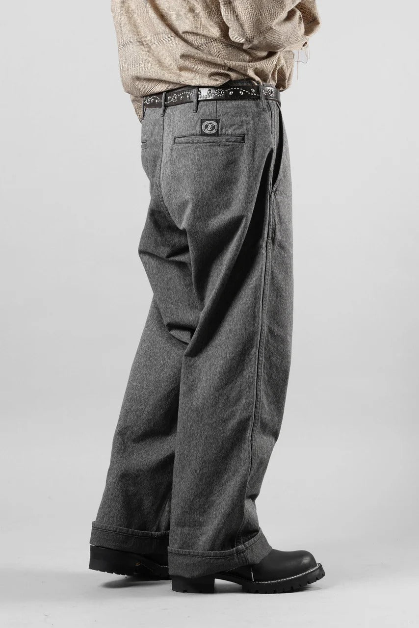画像をギャラリービューアに読み込む, FULLCOUNT 1142-2 Tough Dude Mock Twist Pants (Covert Black)