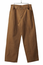 Load image into Gallery viewer, FULLCOUNT HEAVY CANVAS CINCH BACK WORK TROUSERS (BROWN)