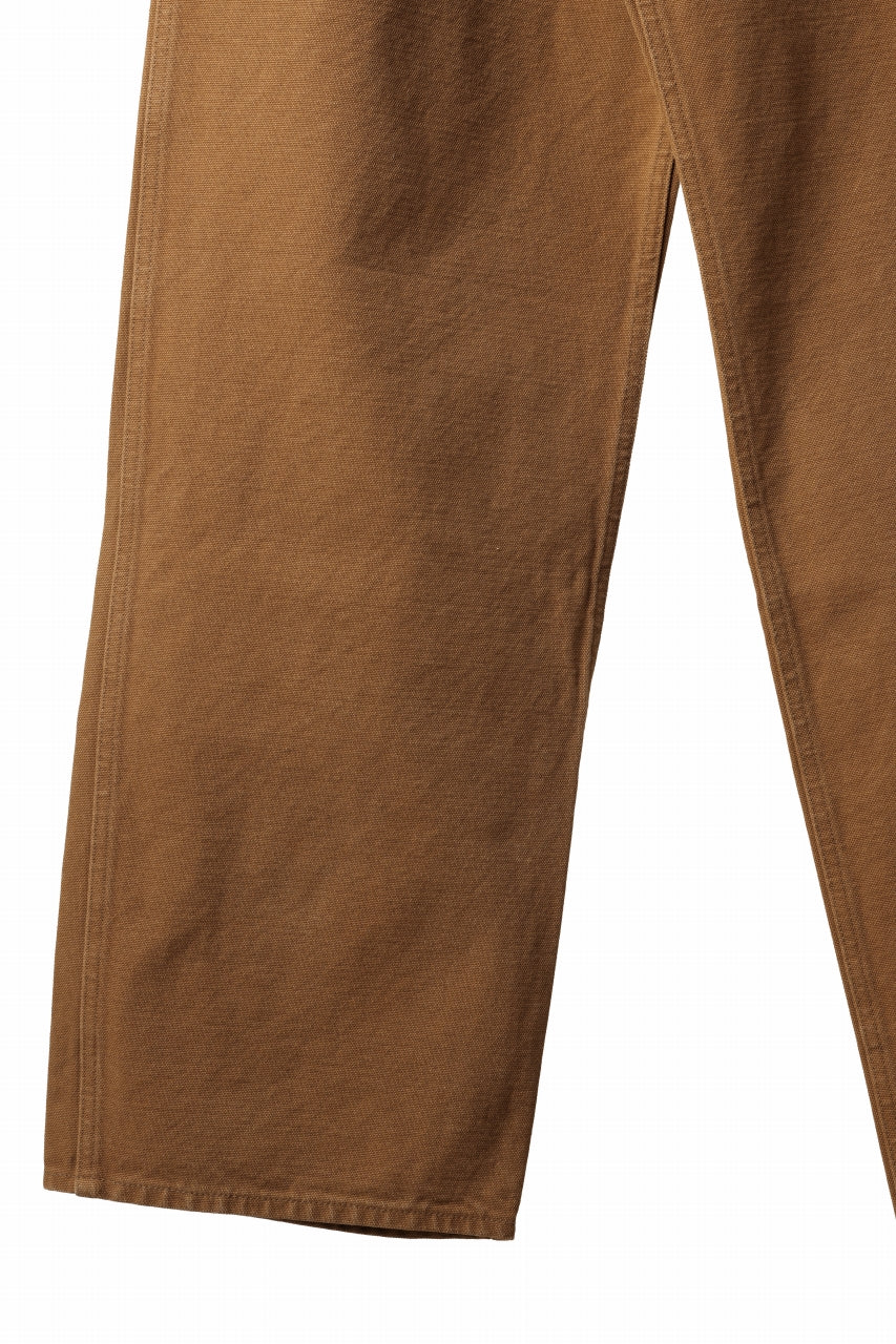 Load image into Gallery viewer, FULLCOUNT HEAVY CANVAS CINCH BACK WORK TROUSERS (BROWN)
