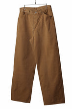 Load image into Gallery viewer, FULLCOUNT HEAVY CANVAS CINCH BACK WORK TROUSERS (BROWN)