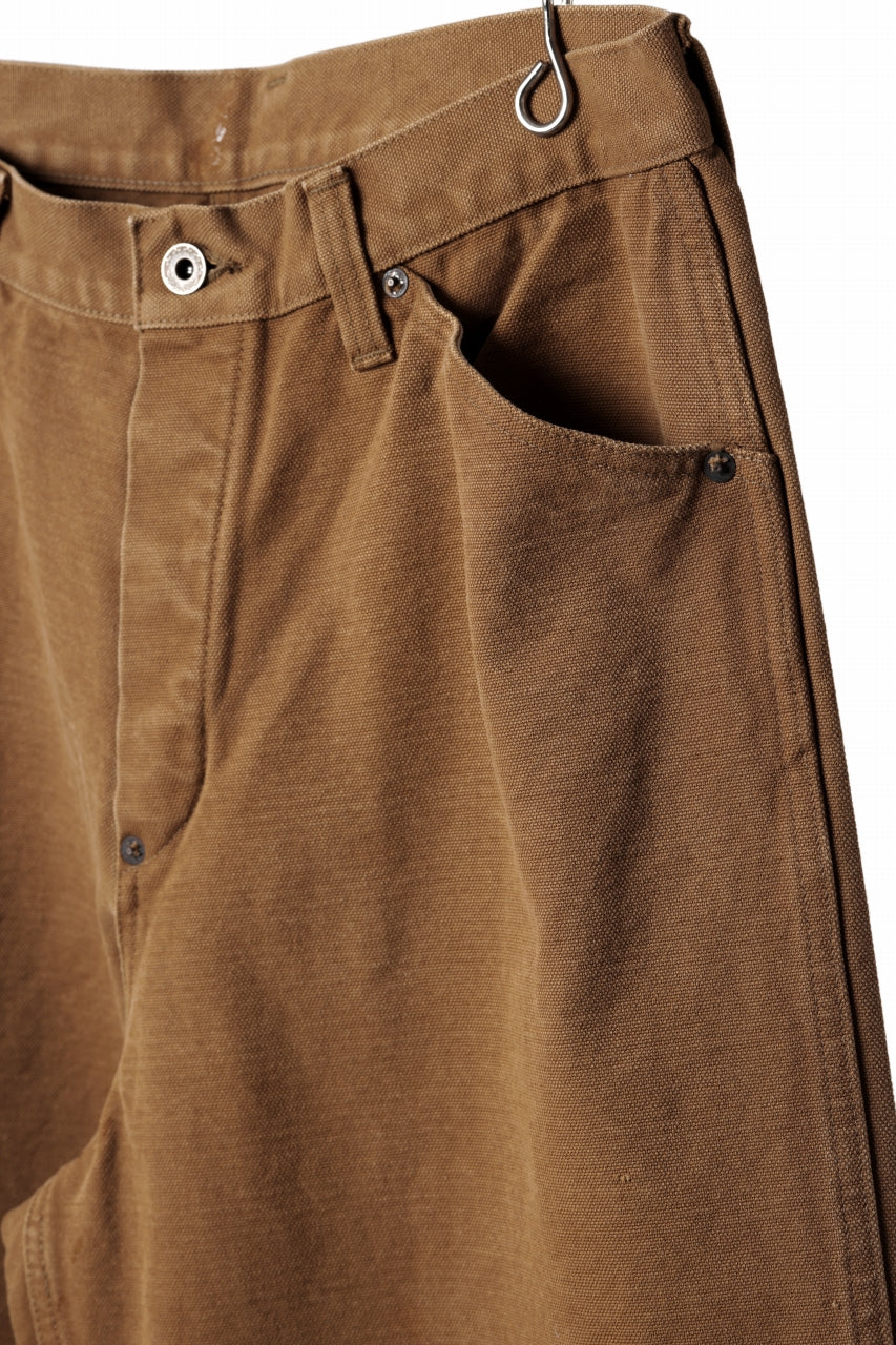 Load image into Gallery viewer, FULLCOUNT HEAVY CANVAS CINCH BACK WORK TROUSERS (BROWN)