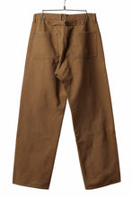 Load image into Gallery viewer, FULLCOUNT HEAVY CANVAS CINCH BACK WORK TROUSERS (BROWN)