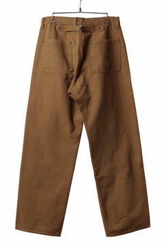 Load image into Gallery viewer, FULLCOUNT HEAVY CANVAS CINCH BACK WORK TROUSERS (BROWN)
