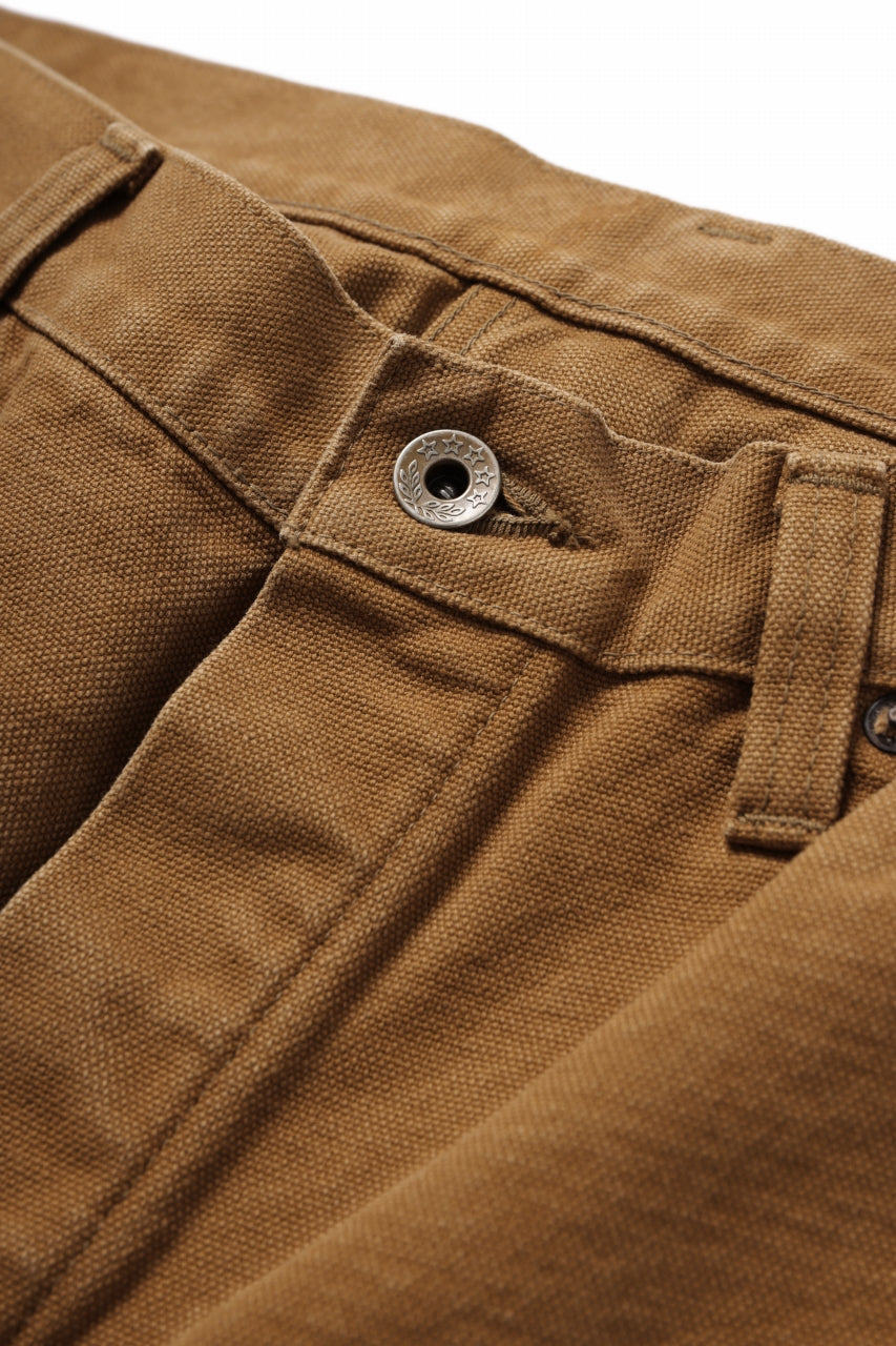 Load image into Gallery viewer, FULLCOUNT HEAVY CANVAS CINCH BACK WORK TROUSERS (BROWN)