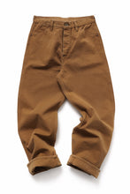 Load image into Gallery viewer, FULLCOUNT HEAVY CANVAS CINCH BACK WORK TROUSERS (BROWN)
