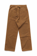 Load image into Gallery viewer, FULLCOUNT HEAVY CANVAS CINCH BACK WORK TROUSERS (BROWN)