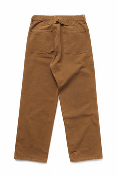 Load image into Gallery viewer, FULLCOUNT HEAVY CANVAS CINCH BACK WORK TROUSERS (BROWN)