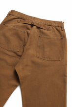 Load image into Gallery viewer, FULLCOUNT HEAVY CANVAS CINCH BACK WORK TROUSERS (BROWN)