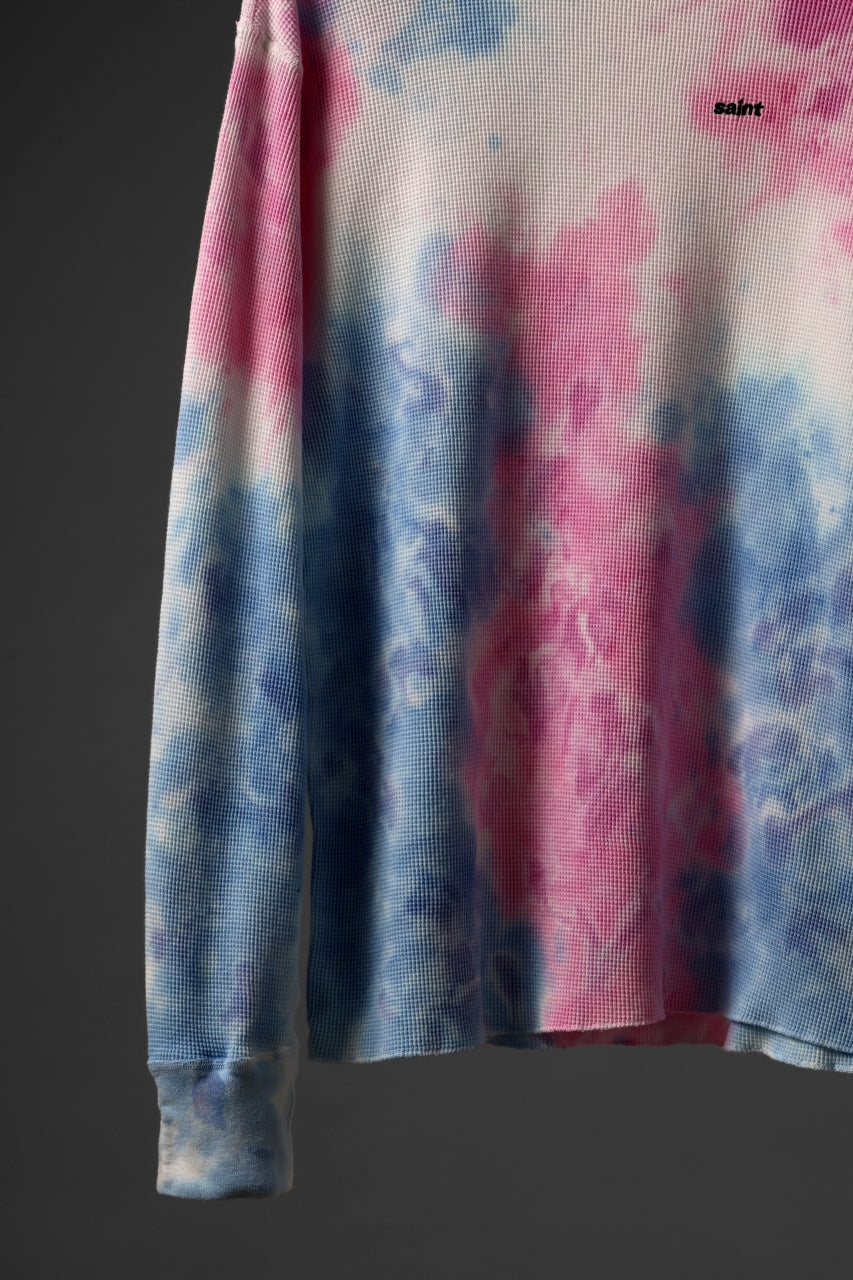 SAINT Mxxxxxx LS THARMAL TEE (TIE DYE)