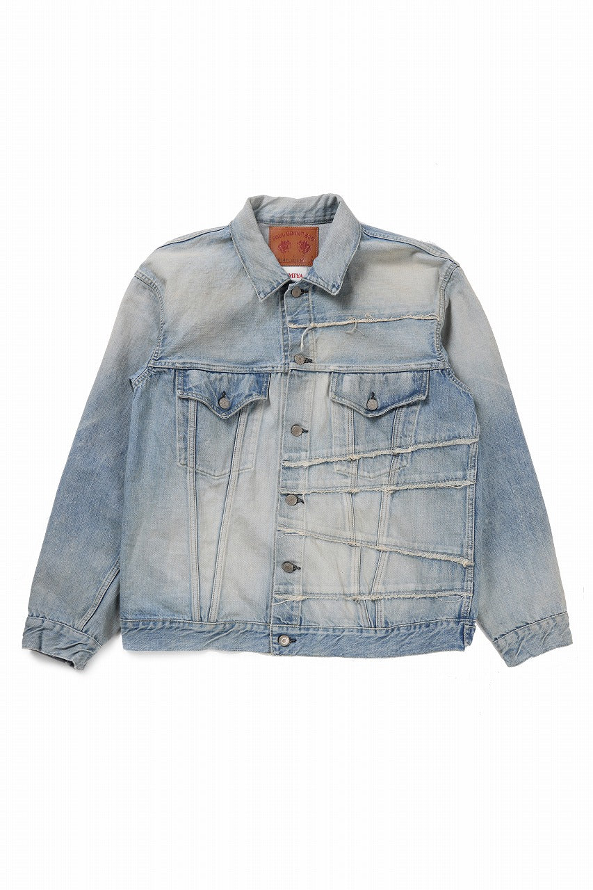 ほ*ー様 FULLCOUNT KAMIYA Switching Denim KAMIYA Switching Denim Jacket FULL COUNT x KAMIYA （BLACK