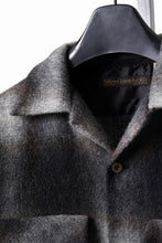 画像をギャラリービューアに読み込む, FULLCOUNT OPEN COLLAR SHIRT / SHAGGY OMBRE CHECK (BLACK)