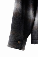 画像をギャラリービューアに読み込む, FULLCOUNT OPEN COLLAR SHIRT / SHAGGY OMBRE CHECK (BLACK)