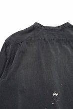 画像をギャラリービューアに読み込む, FULLCOUNT SELVEDGE CHAMBRAY PULLOVER SHIRT - AGING (BLACK)