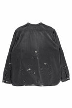 画像をギャラリービューアに読み込む, FULLCOUNT SELVEDGE CHAMBRAY PULLOVER SHIRT - AGING (BLACK)