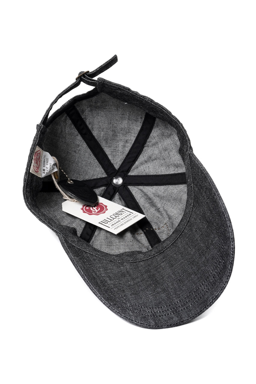 Load image into Gallery viewer, FULLCOUNT × HTC Black Denim Cap On Studs by Zip Stevenson (BLACK)