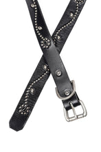 Load image into Gallery viewer, FULLCOUNT × HTC Flower Studs Belt by Zip Stevenson (BLACK)