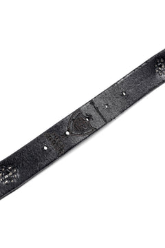 Load image into Gallery viewer, FULLCOUNT × HTC Flower Studs Belt by Zip Stevenson (BLACK)