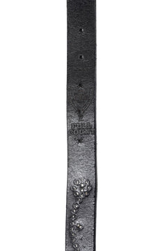 Load image into Gallery viewer, FULLCOUNT × HTC Flower Studs Belt by Zip Stevenson (BLACK)