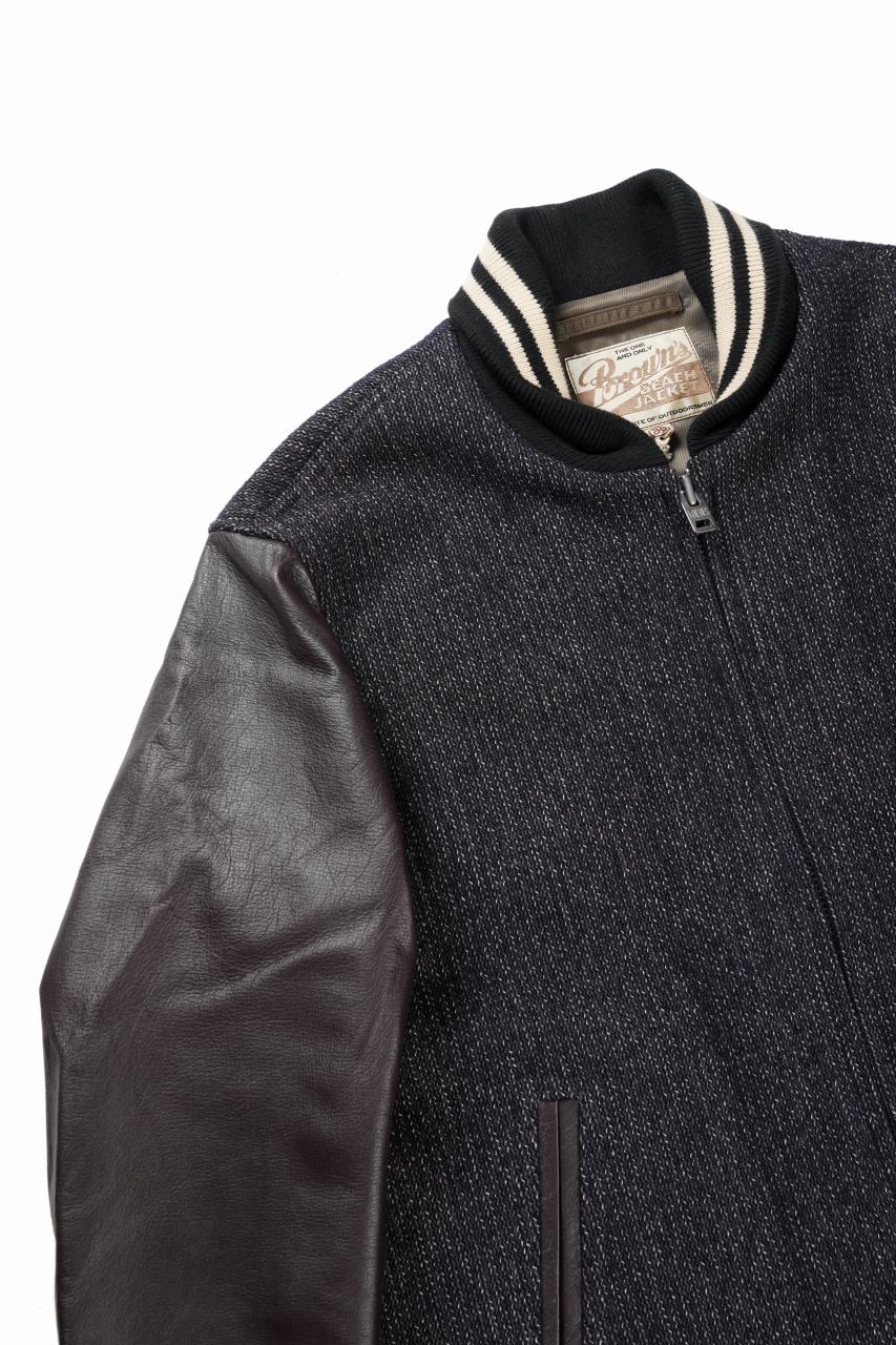 Load image into Gallery viewer, BROWN'S BEACH PHARAOH JACKET (NAVY BLUE×DARK BROWN)