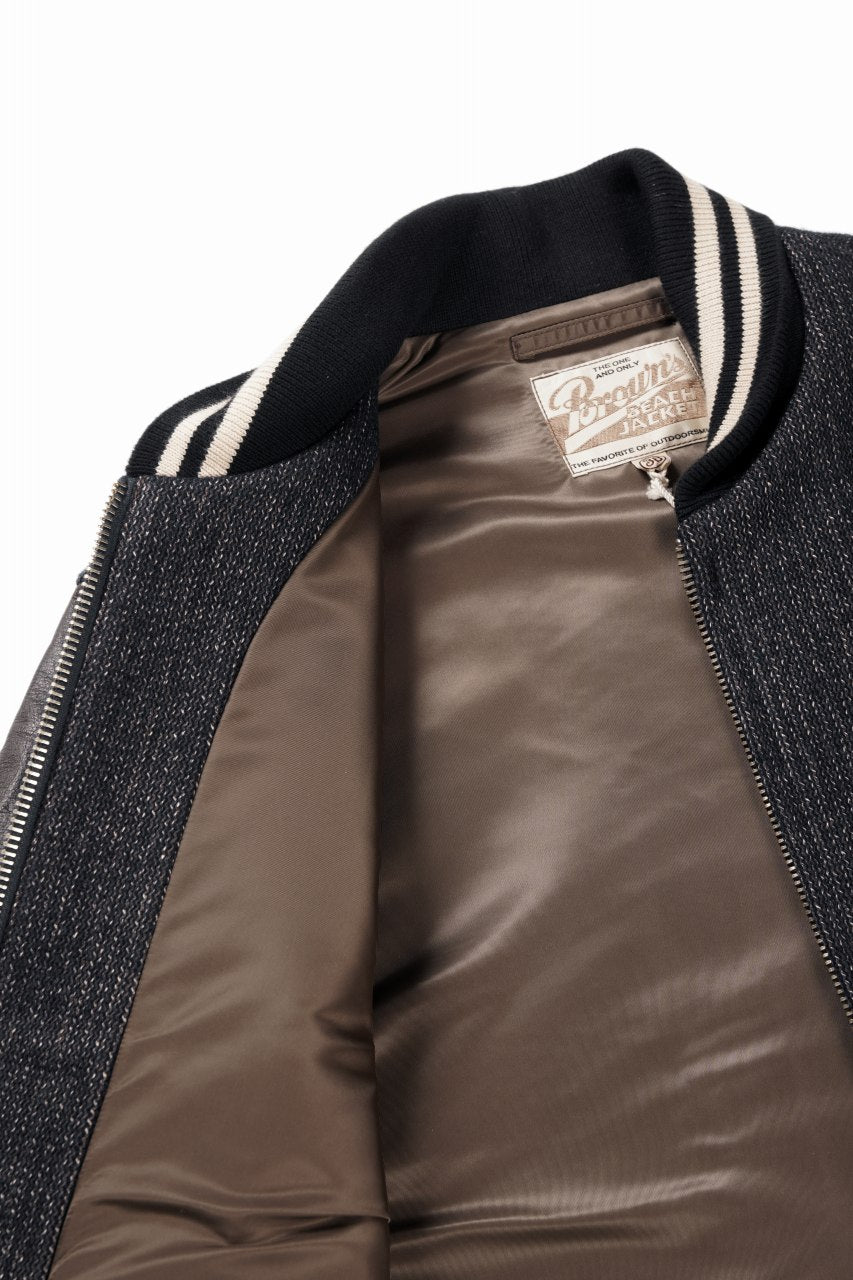 Load image into Gallery viewer, BROWN'S BEACH PHARAOH JACKET (NAVY BLUE×DARK BROWN)