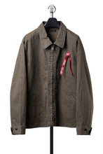 画像をギャラリービューアに読み込む, BROWN'S BEACH DUCK ZIP UP SPORT JACKET (OLIVE)