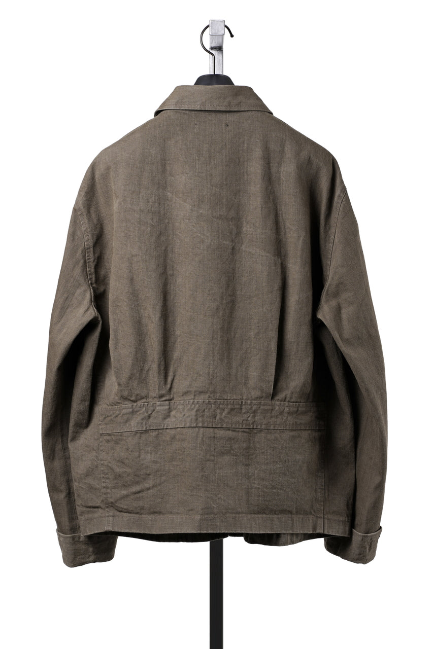 画像をギャラリービューアに読み込む, BROWN'S BEACH DUCK ZIP UP SPORT JACKET (OLIVE)