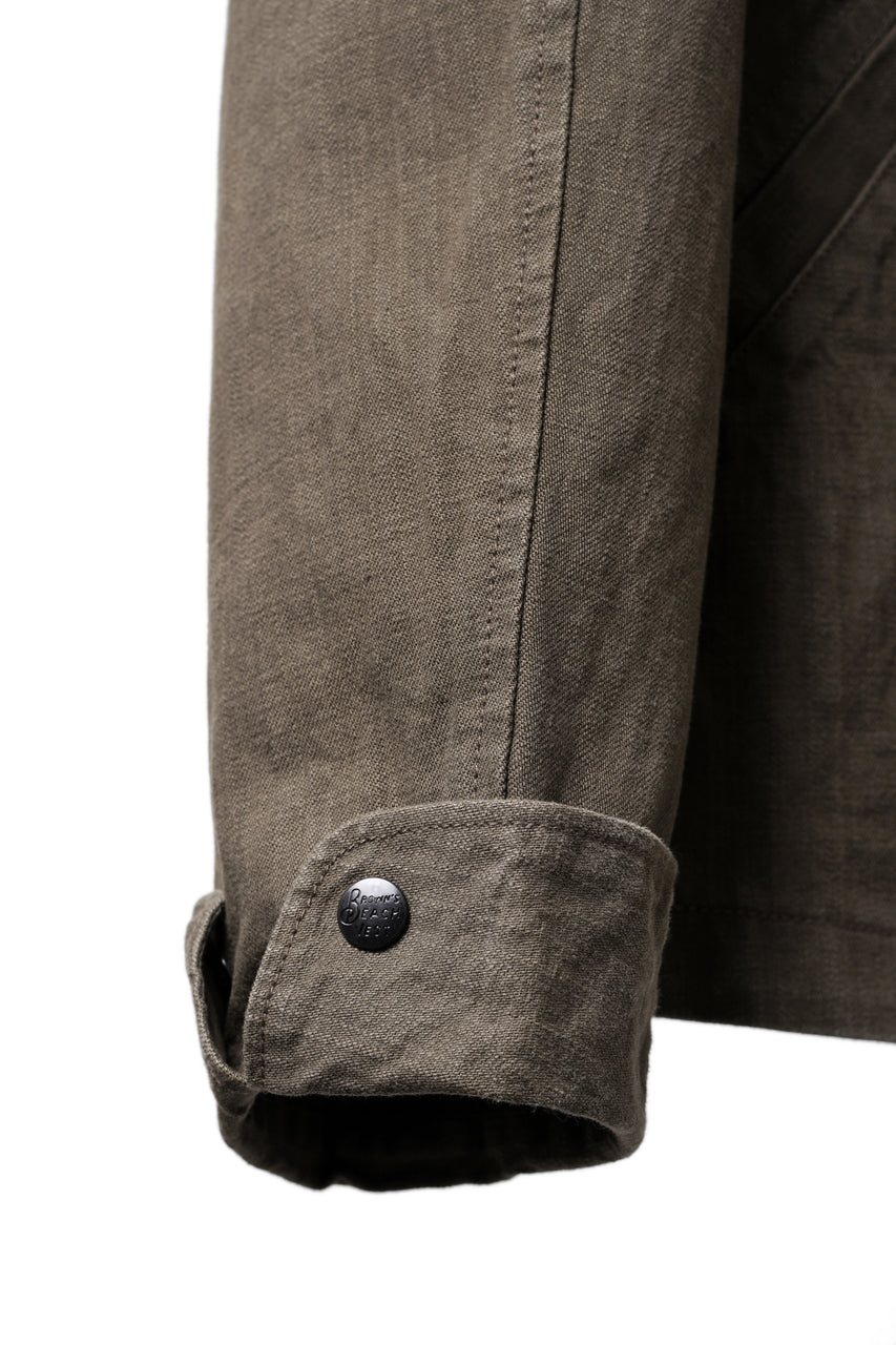 画像をギャラリービューアに読み込む, BROWN'S BEACH DUCK ZIP UP SPORT JACKET (OLIVE)