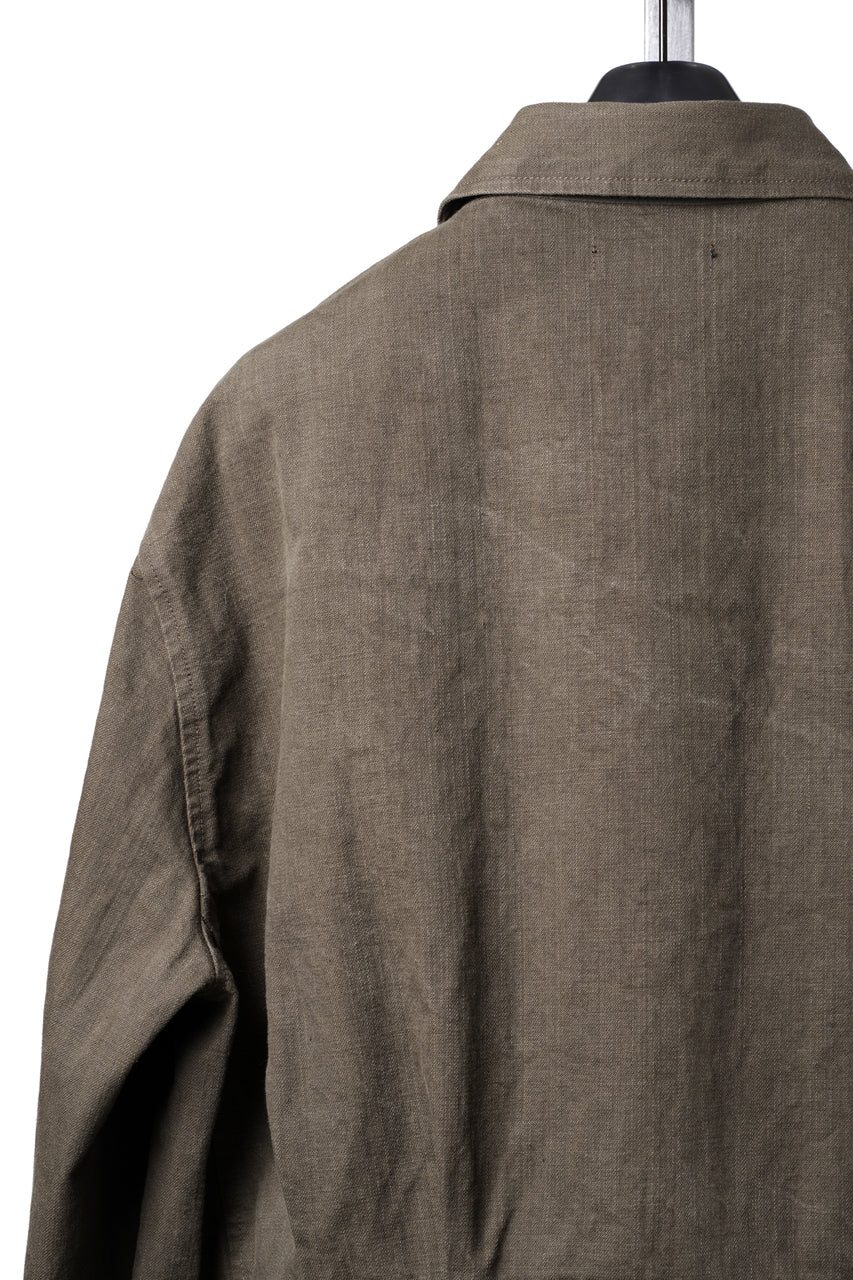 画像をギャラリービューアに読み込む, BROWN'S BEACH DUCK ZIP UP SPORT JACKET (OLIVE)