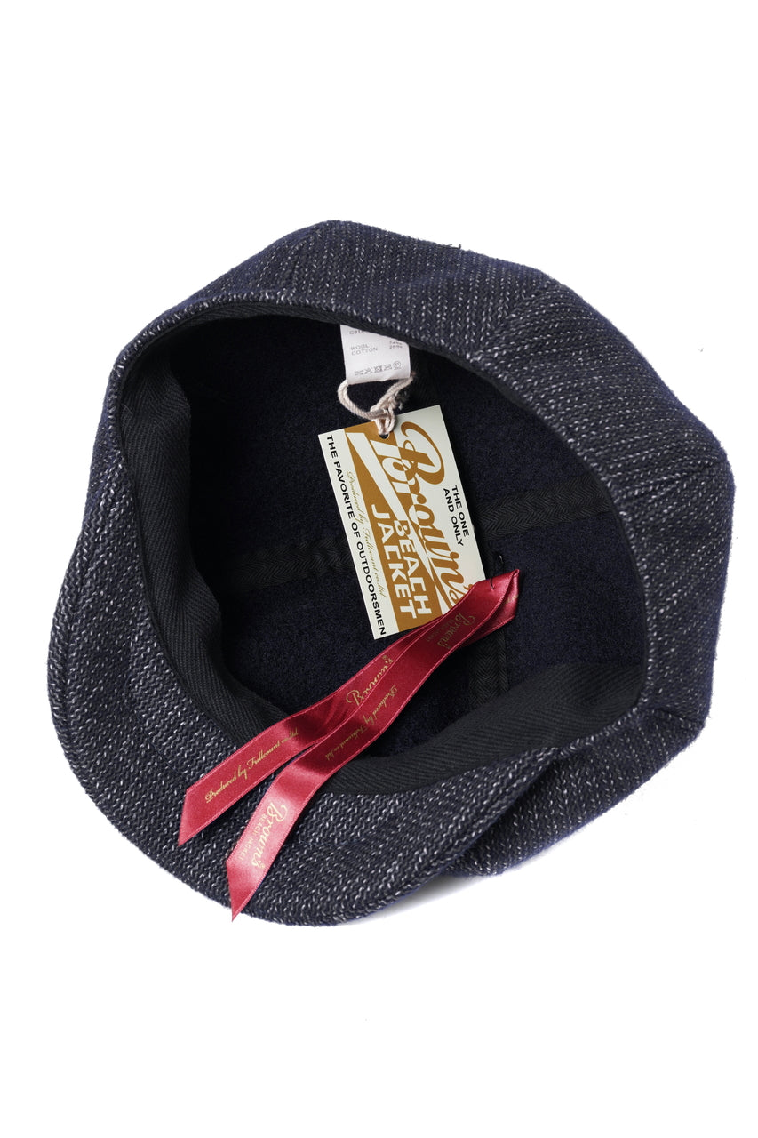 Load image into Gallery viewer, BROWN'S BEACH BBJ-032 WORKER CASQUETTE (NAVY BLUE)
