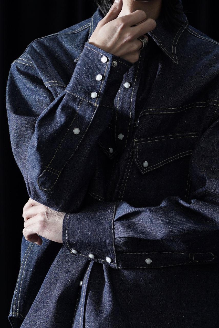 画像をギャラリービューアに読み込む, SAINT Mxxxxxx x BerBerJin DENIM SHIRT / REGID (BLUE)