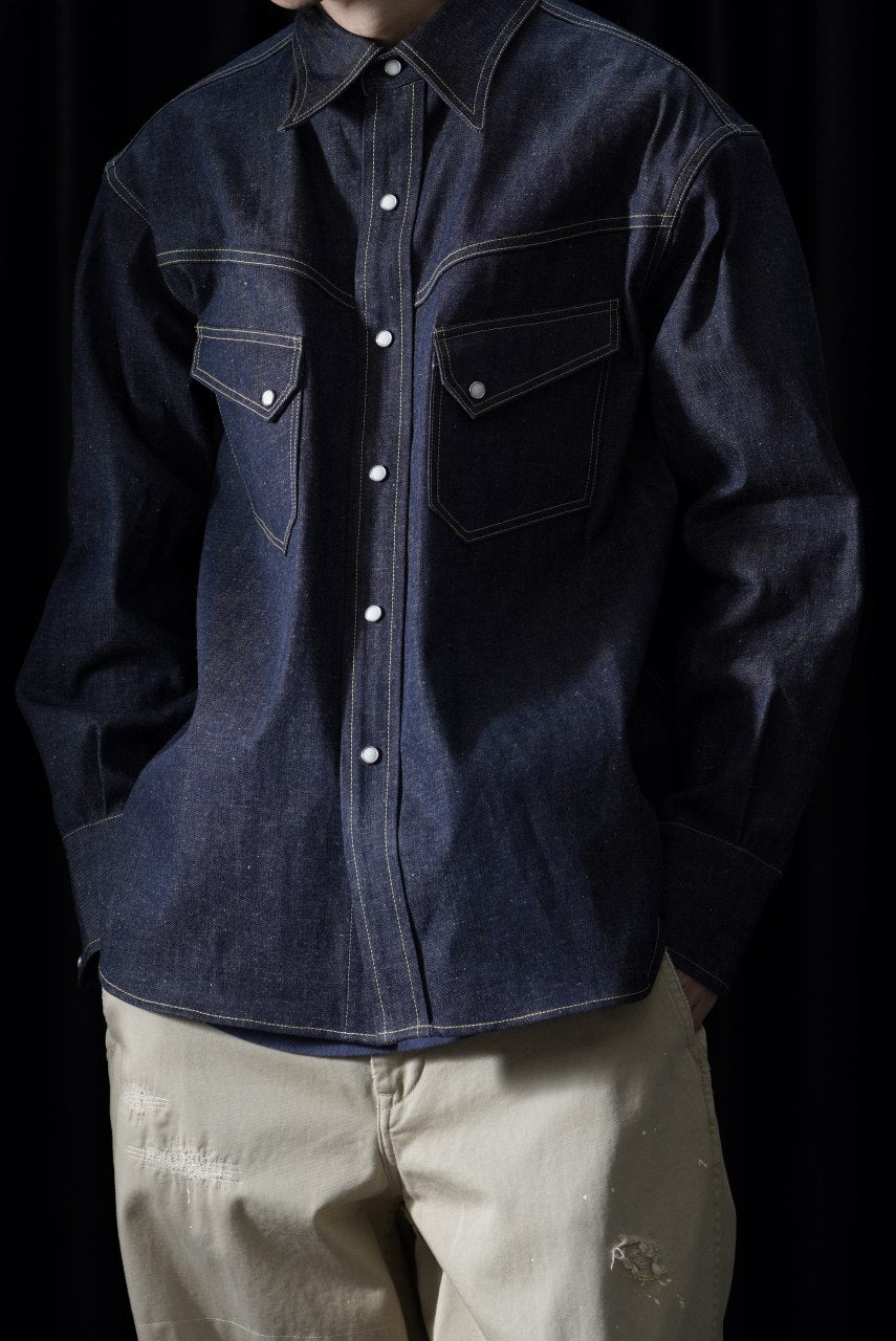 画像をギャラリービューアに読み込む, SAINT Mxxxxxx x BerBerJin DENIM SHIRT / REGID (BLUE)