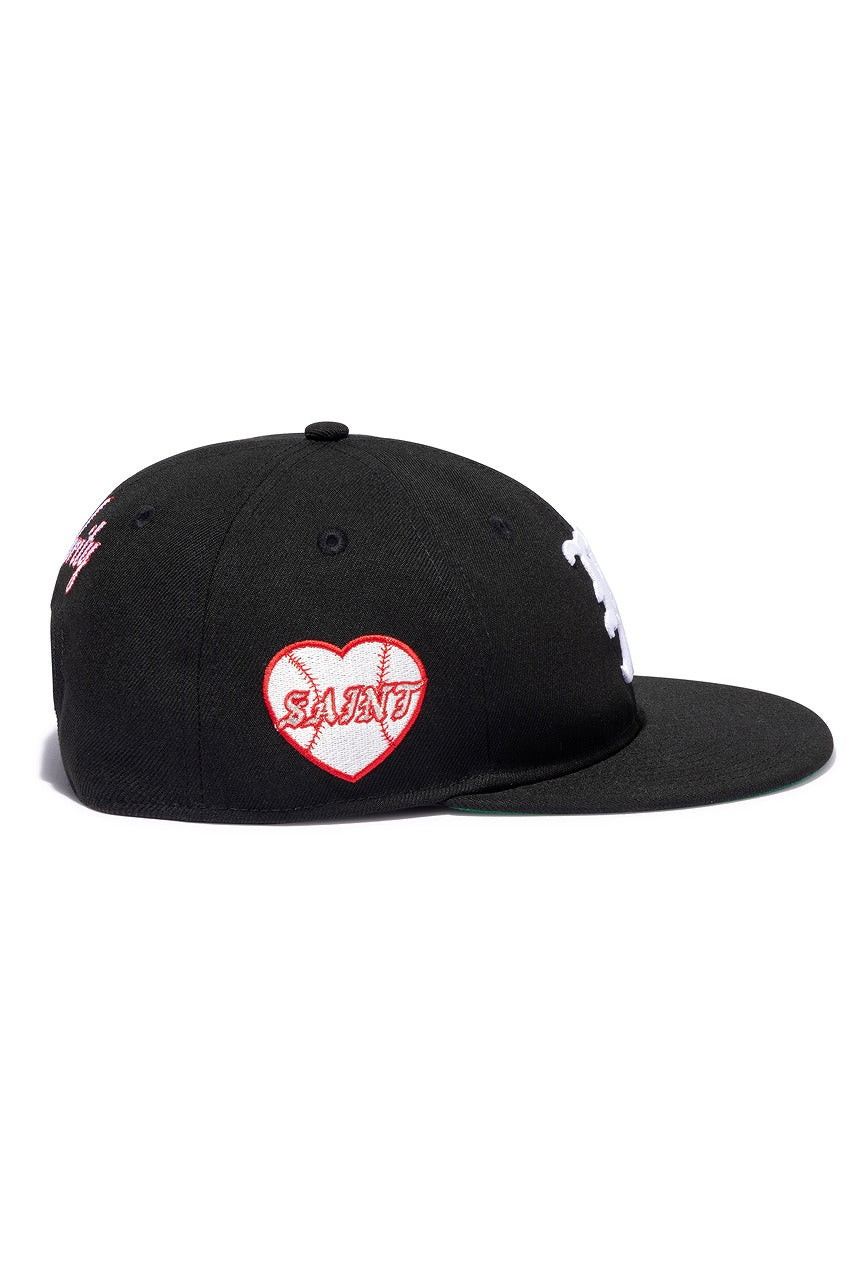 画像をギャラリービューアに読み込む, SAINT Mxxxxxx x NEW ERA CAP / CELEBRITY (BLACK)
