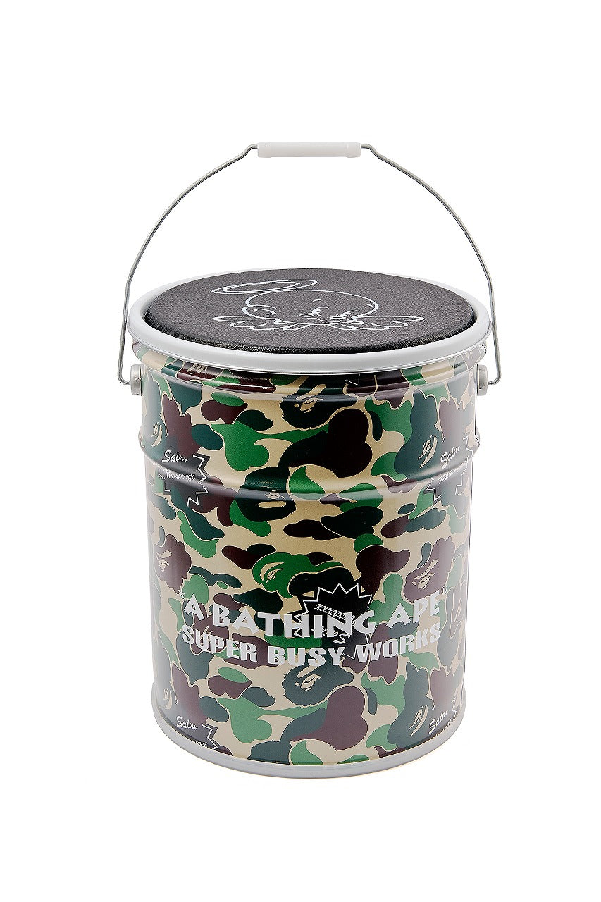 SAINT Mxxxxxx × A BATHING APE® CAN STOOL (CAMO) - ETERNAL by LOOM