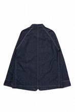 画像をギャラリービューアに読み込む, FULLCOUNT x N/07 exclusive COVER ALL JACKET / 10.5oz Zimbabwe Denim (INDIGO BLUE / ONE WASHED)