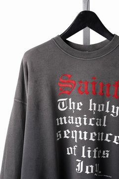 画像をギャラリービューアに読み込む, SAINT Mxxxxxx CREW NECK SWEAT / SAINT (BLACK)