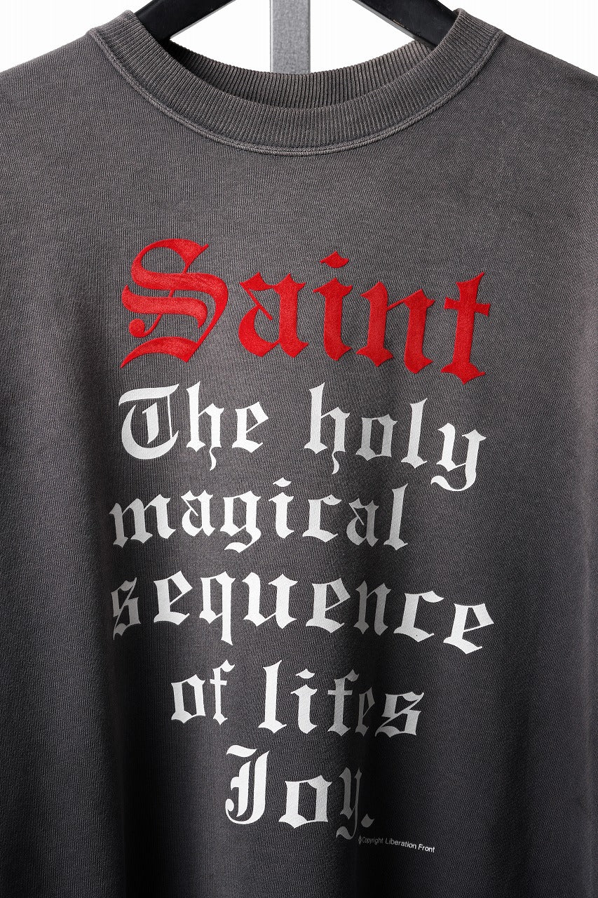 画像をギャラリービューアに読み込む, SAINT Mxxxxxx CREW NECK SWEAT / SAINT (BLACK)