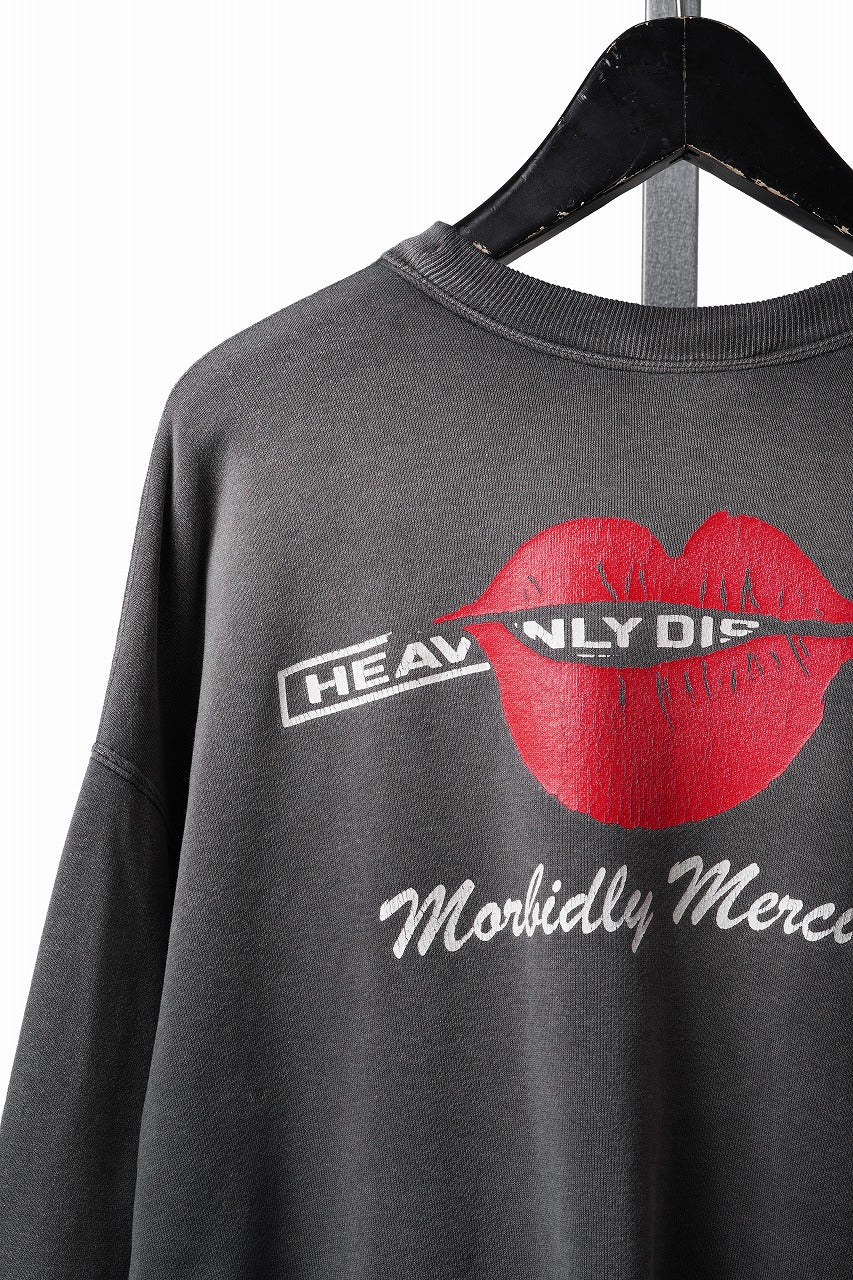 画像をギャラリービューアに読み込む, SAINT Mxxxxxx TRS CREW NECK SWEAT / LIPS &amp; TONGUE (BLACK)
