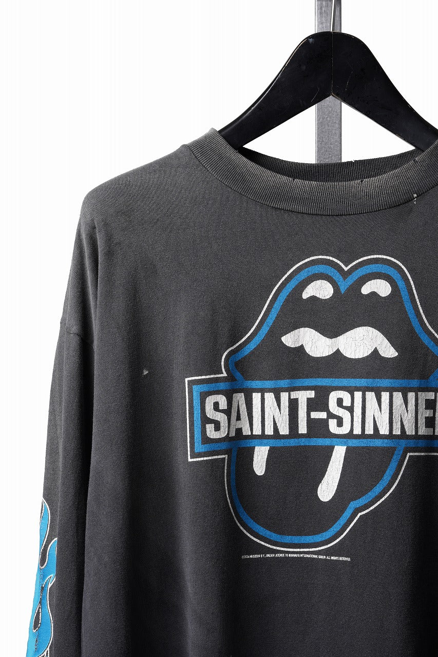 画像をギャラリービューアに読み込む, SAINT Mxxxxxx TRS LS T-SHIRT / FIRE (BLACK)