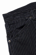 Load image into Gallery viewer, FULLCOUNT 1149 HICKOLY STRIPE BLACK WORK TROUSERS (CHARCOAL BLACK)