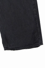 Load image into Gallery viewer, FULLCOUNT 1149 HICKOLY STRIPE BLACK WORK TROUSERS (CHARCOAL BLACK)