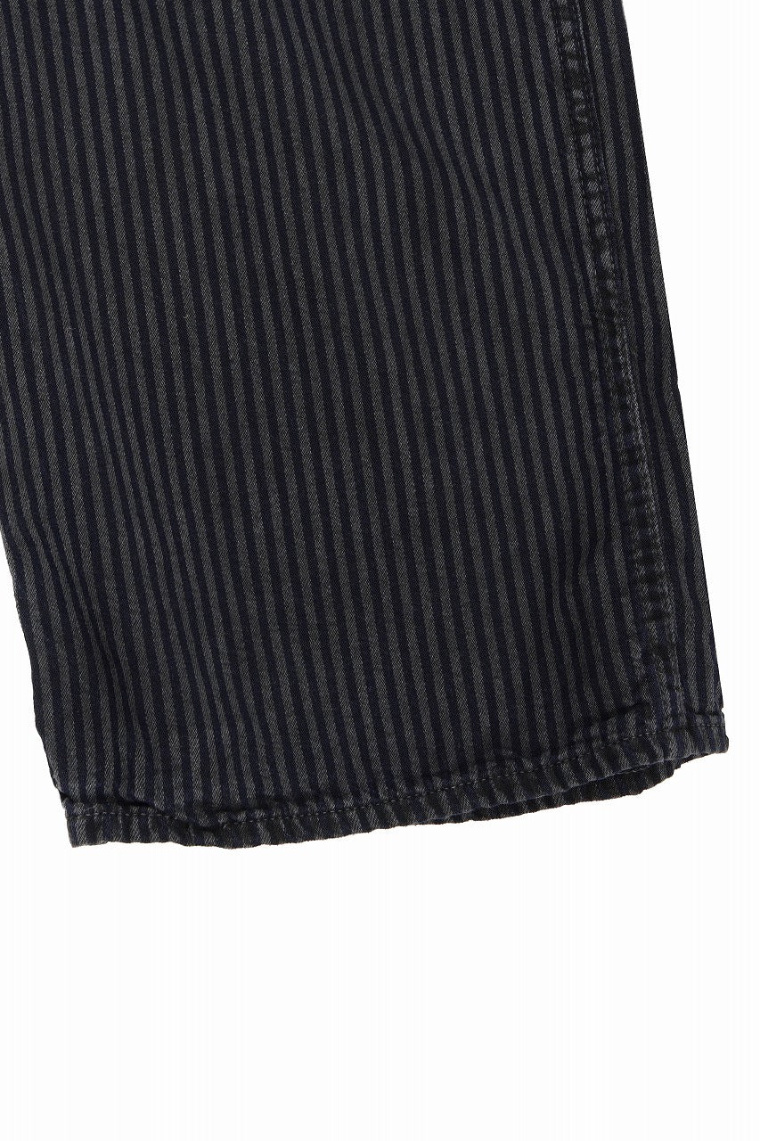 Load image into Gallery viewer, FULLCOUNT 1149 HICKOLY STRIPE BLACK WORK TROUSERS (CHARCOAL BLACK)