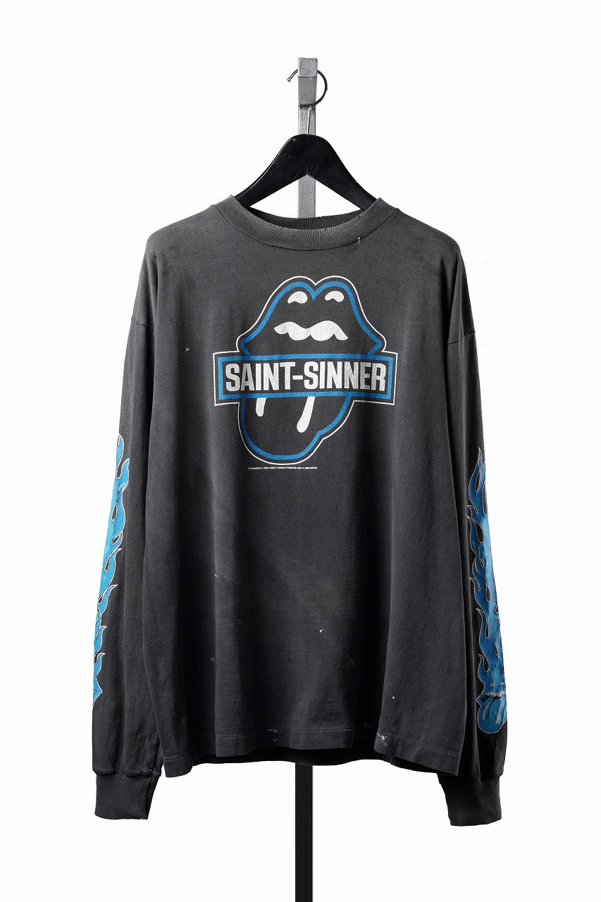 画像をギャラリービューアに読み込む, SAINT Mxxxxxx TRS LS T-SHIRT / FIRE (BLACK)