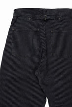 Load image into Gallery viewer, FULLCOUNT 1149 HICKOLY STRIPE BLACK WORK TROUSERS (CHARCOAL BLACK)