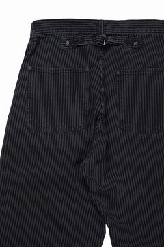 Load image into Gallery viewer, FULLCOUNT 1149 HICKOLY STRIPE BLACK WORK TROUSERS (CHARCOAL BLACK)