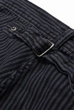 Load image into Gallery viewer, FULLCOUNT 1149 HICKOLY STRIPE BLACK WORK TROUSERS (CHARCOAL BLACK)