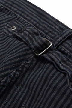 Load image into Gallery viewer, FULLCOUNT 1149 HICKOLY STRIPE BLACK WORK TROUSERS (CHARCOAL BLACK)