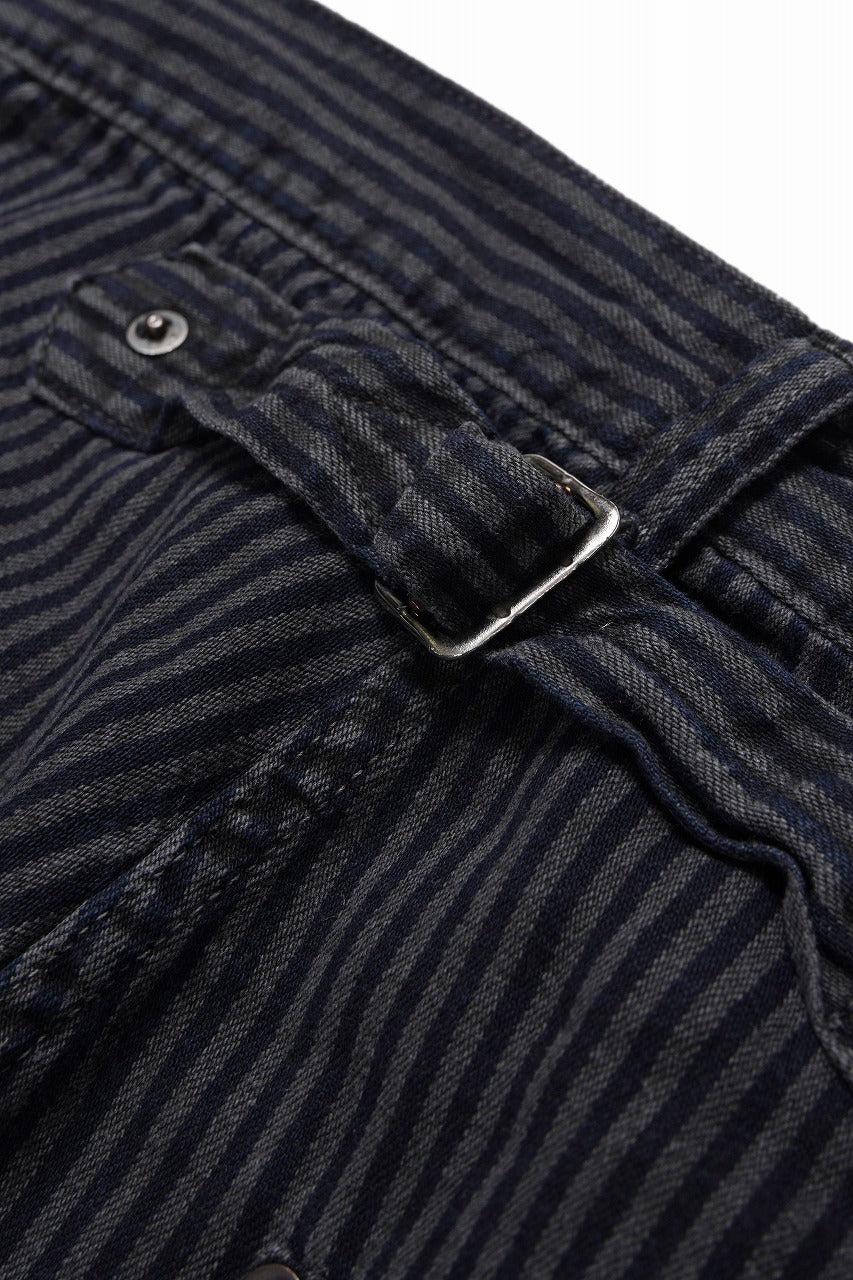 Load image into Gallery viewer, FULLCOUNT 1149 HICKOLY STRIPE BLACK WORK TROUSERS (CHARCOAL BLACK)